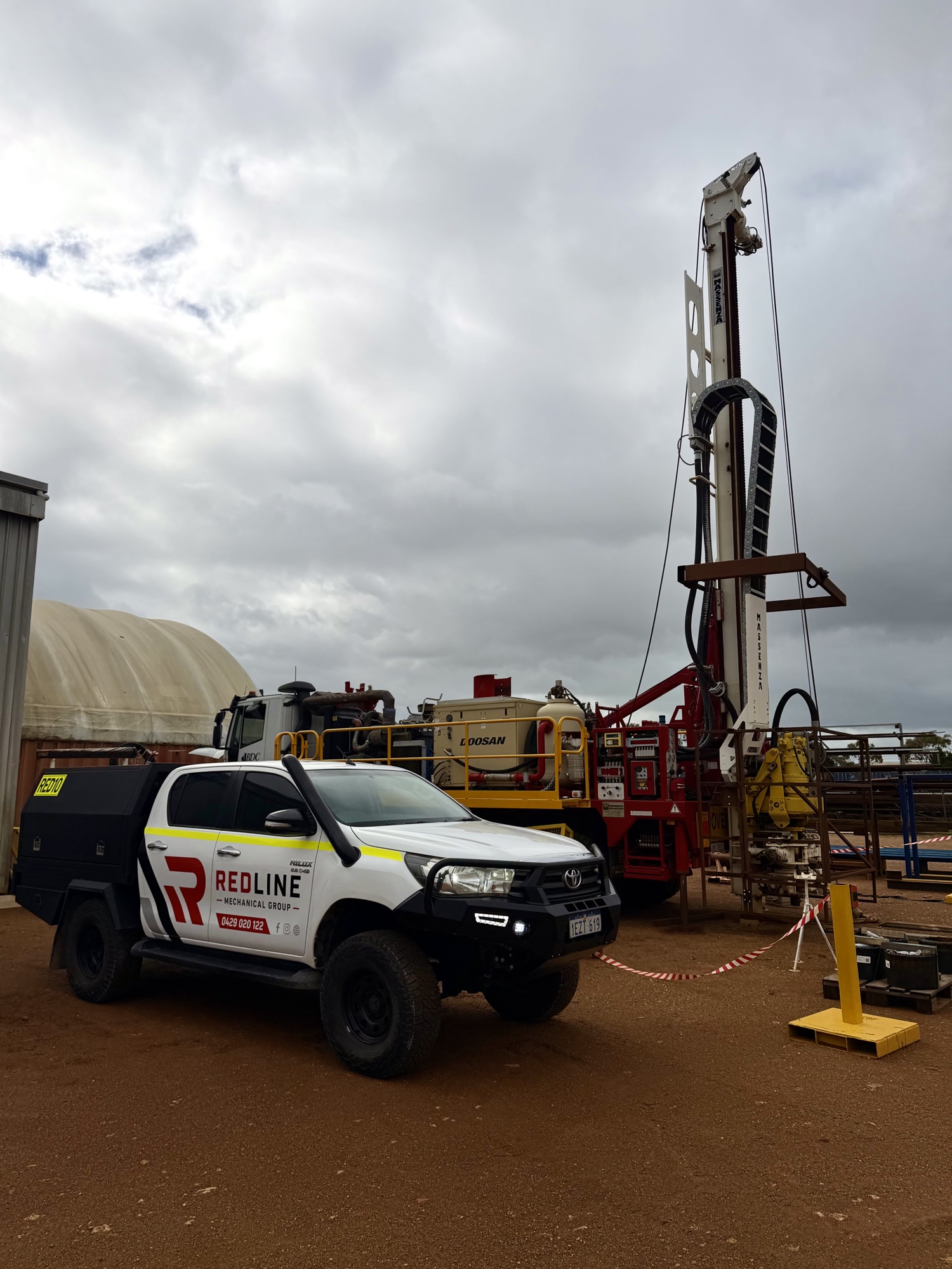 Drill rig field service