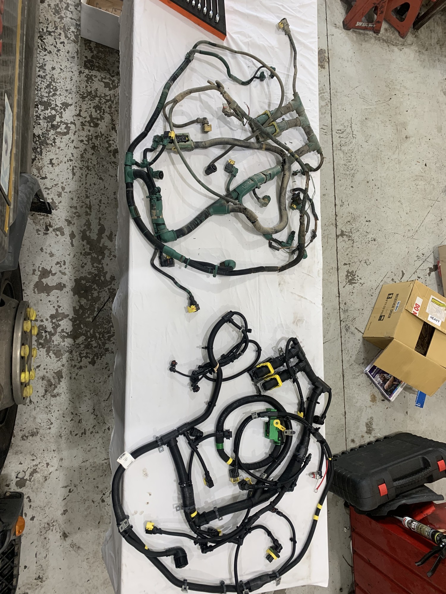 Wiring harness — old vs new